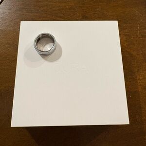 Oura Polished Silver Ring